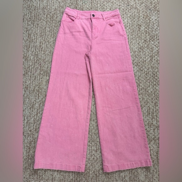 Entro Wide Leg Pants-Pink Size Medium. #206 - Picture 3 of 13